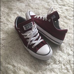 CONVERSE Chuck Taylor all star burgundy sneakers